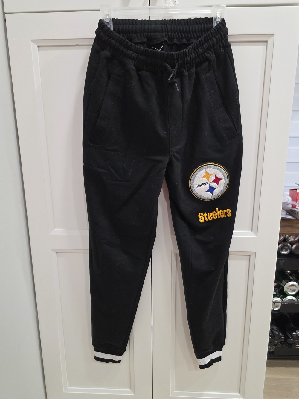 NFL Team Apparel Pittsburgh Steelers Steel City Black & Gold Hoodie &Joggers Set - Picture 3 of 10